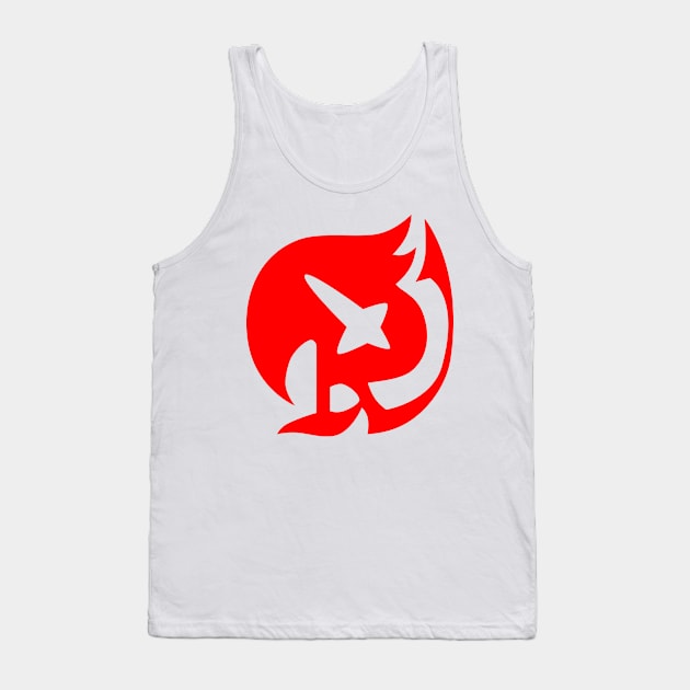 Raven Tail Symbol Tank Top by songolas